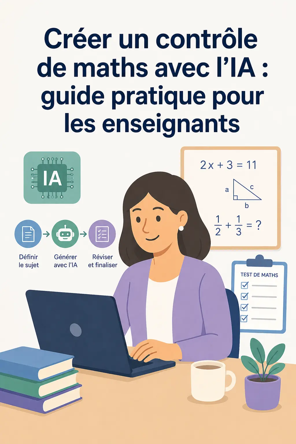 Créer un contrôle de maths avec l’IA : guide pratique pour les enseignants